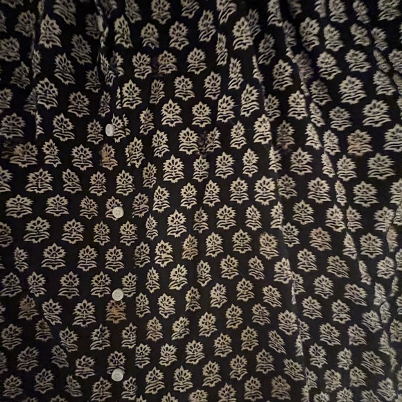 Doen Black and White Floral Blouse - Picture 6 of 8